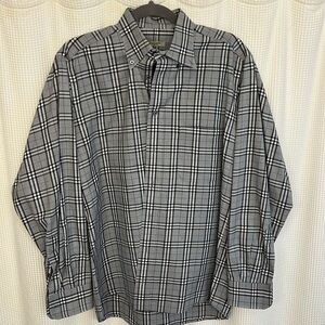 Burberry Nova Check Button Down (M)